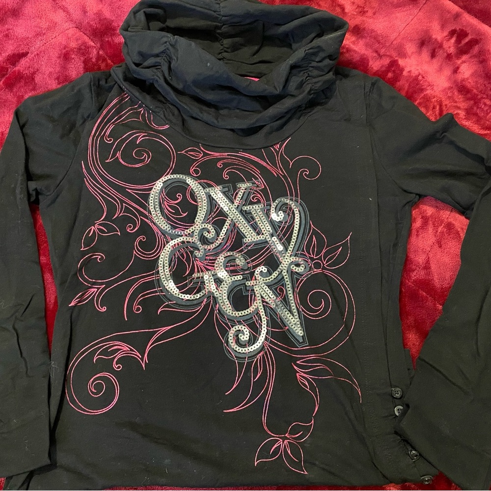 Black Long Sleeve Women's Top
